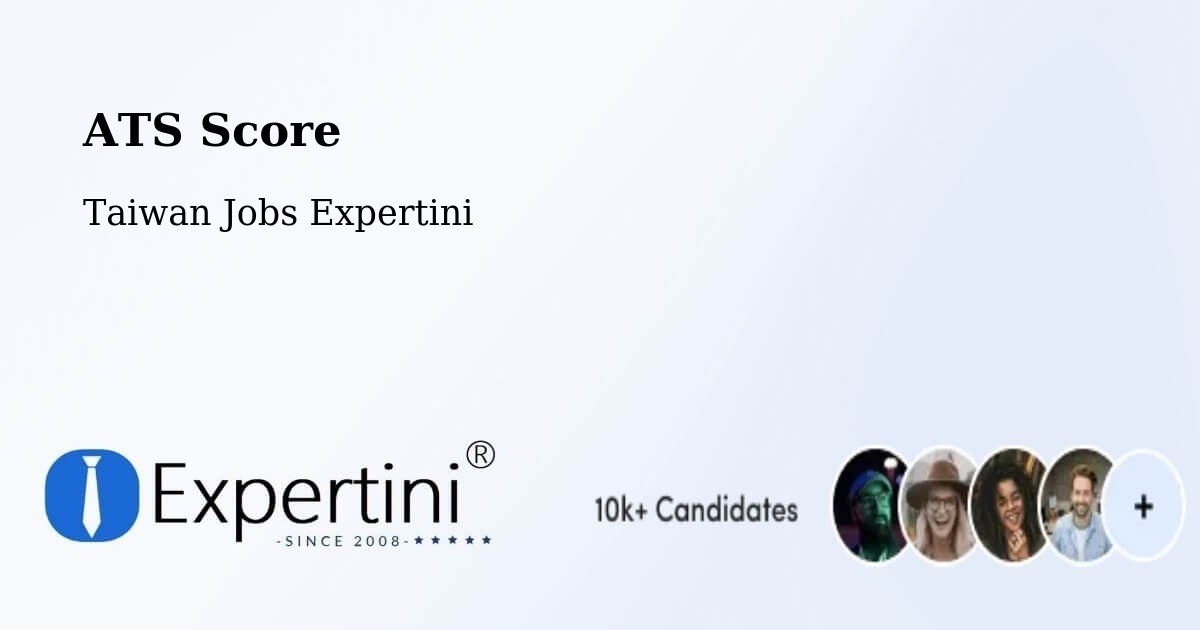 Resume ATS Score & Job Description Match Tool – Douliu - Taiwan Jobs Expertini